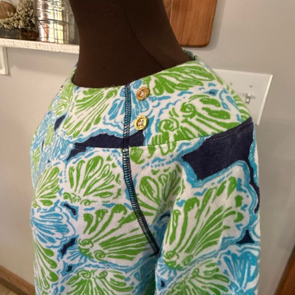 Lilly Pulitizer French terry chic fit dress size small boat neck 3/4 sleeves blu - Picture 3 of 9